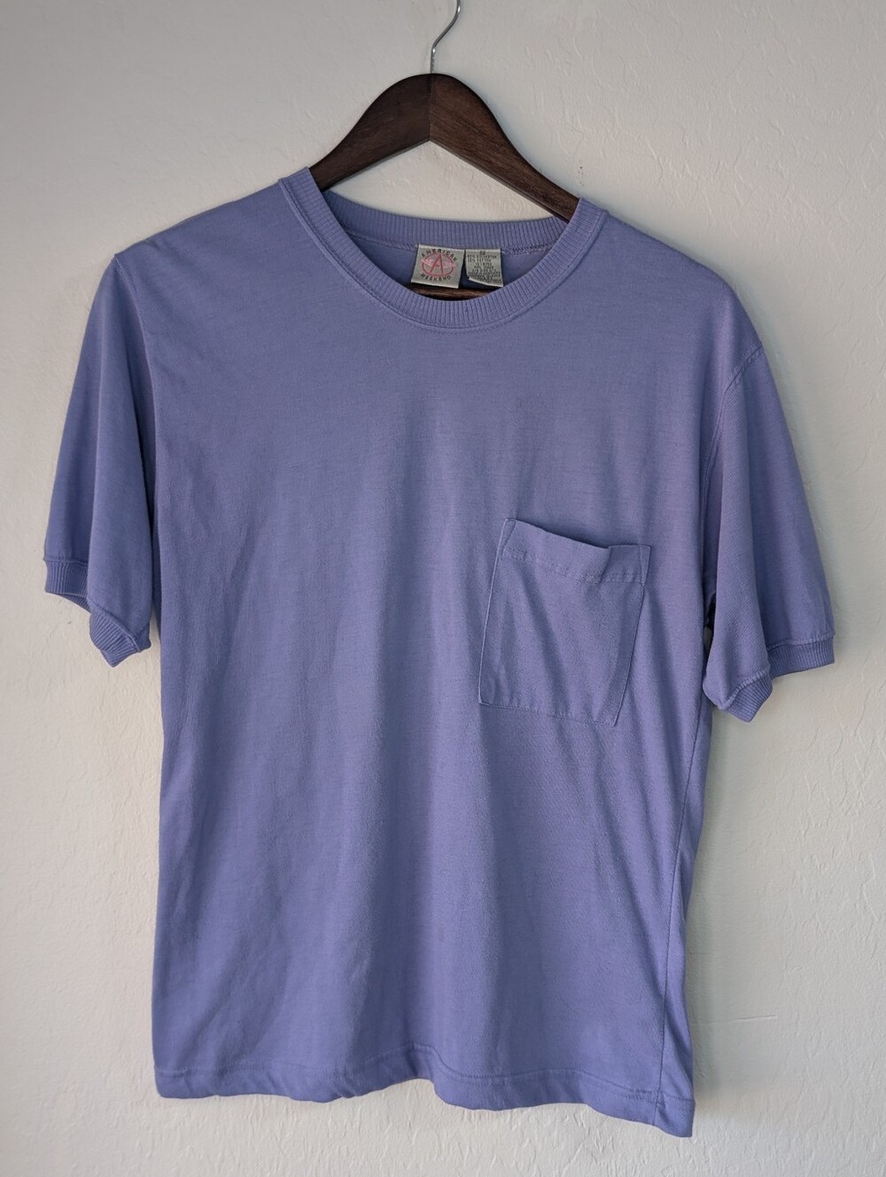 Vintage 80s/90s Padded Shoulder Pocket Tee